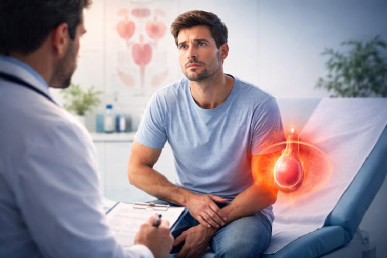Un gonflement indolore peut être le premier signe d’un cancer du testicule